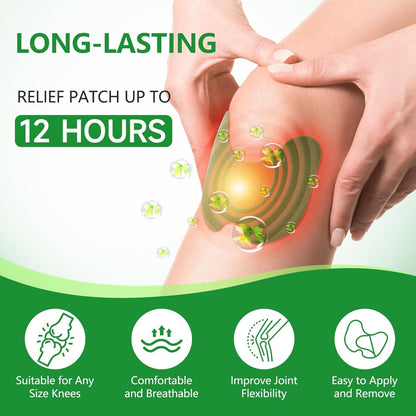 Knee Pain Relief Patches (Pack of 3) (14 Patches Per Pack)