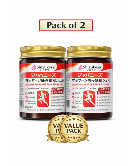 Instant Pain Relief Massage Gel (Pack of 2)