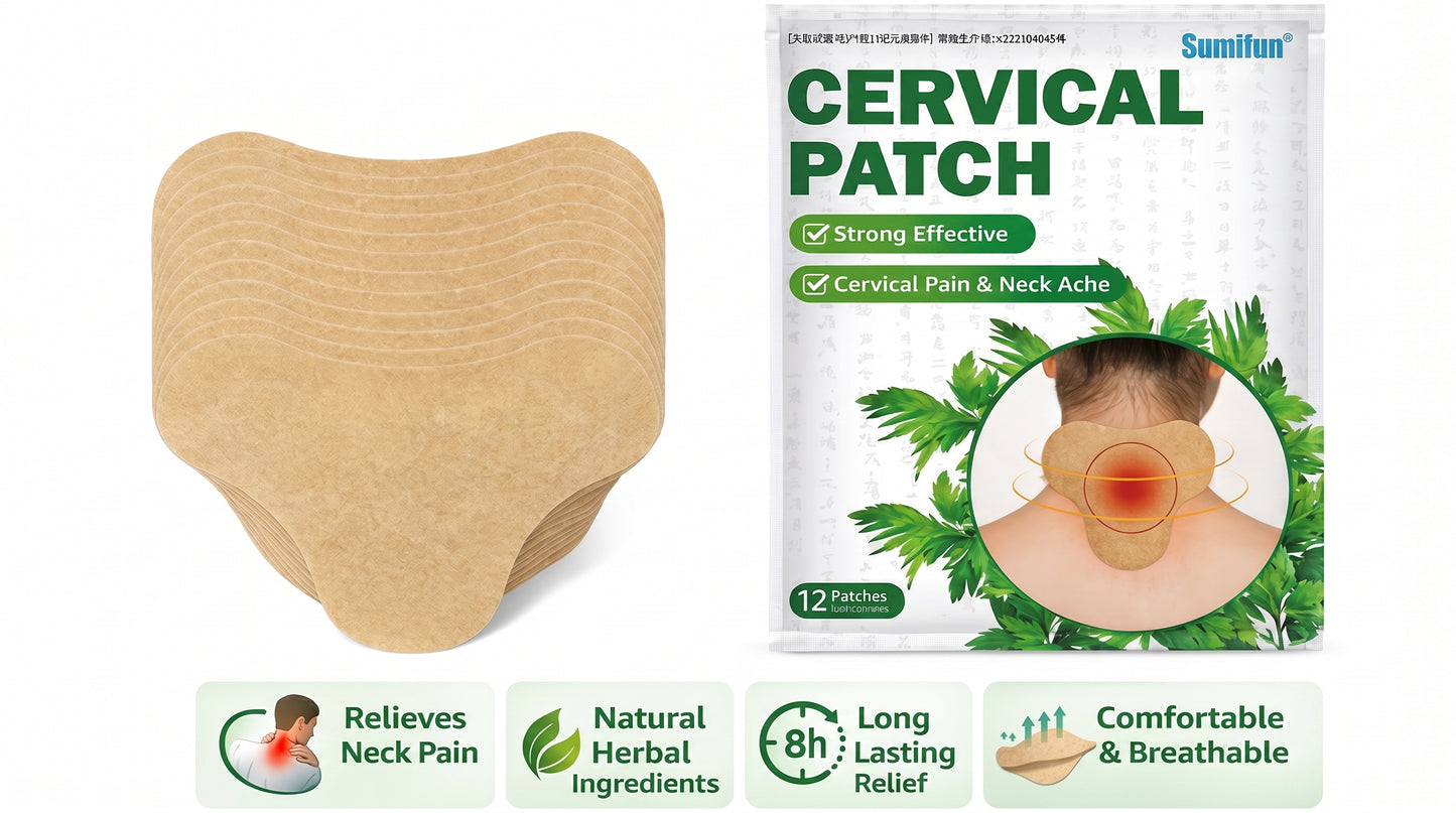 Cervical Patch (12 Patches Per Pack - Pack of 2)