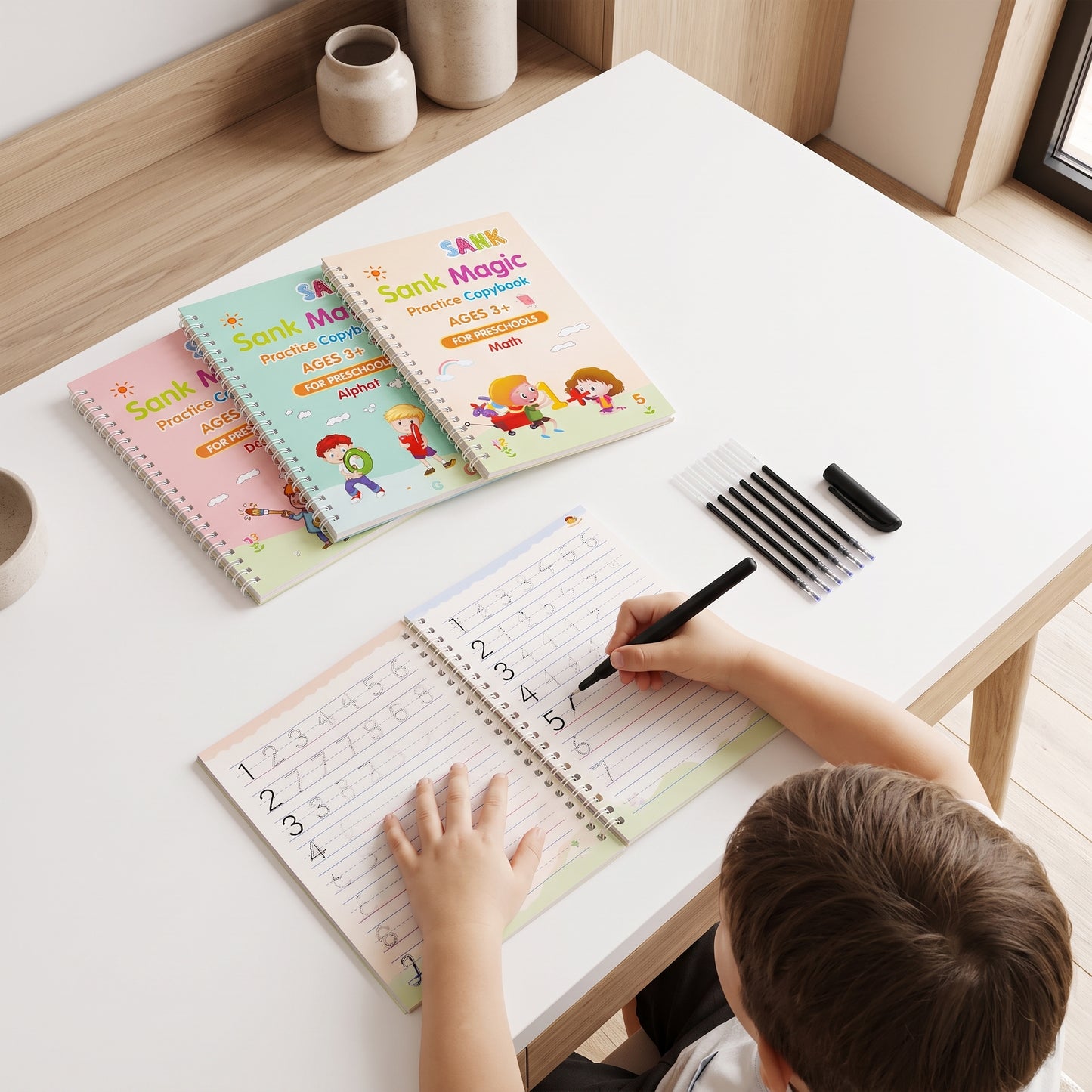 Reusable Magic Practice Copybooks for Kids