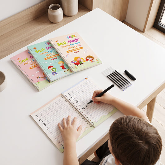 Reusable Magic Practice Copybooks for Kids