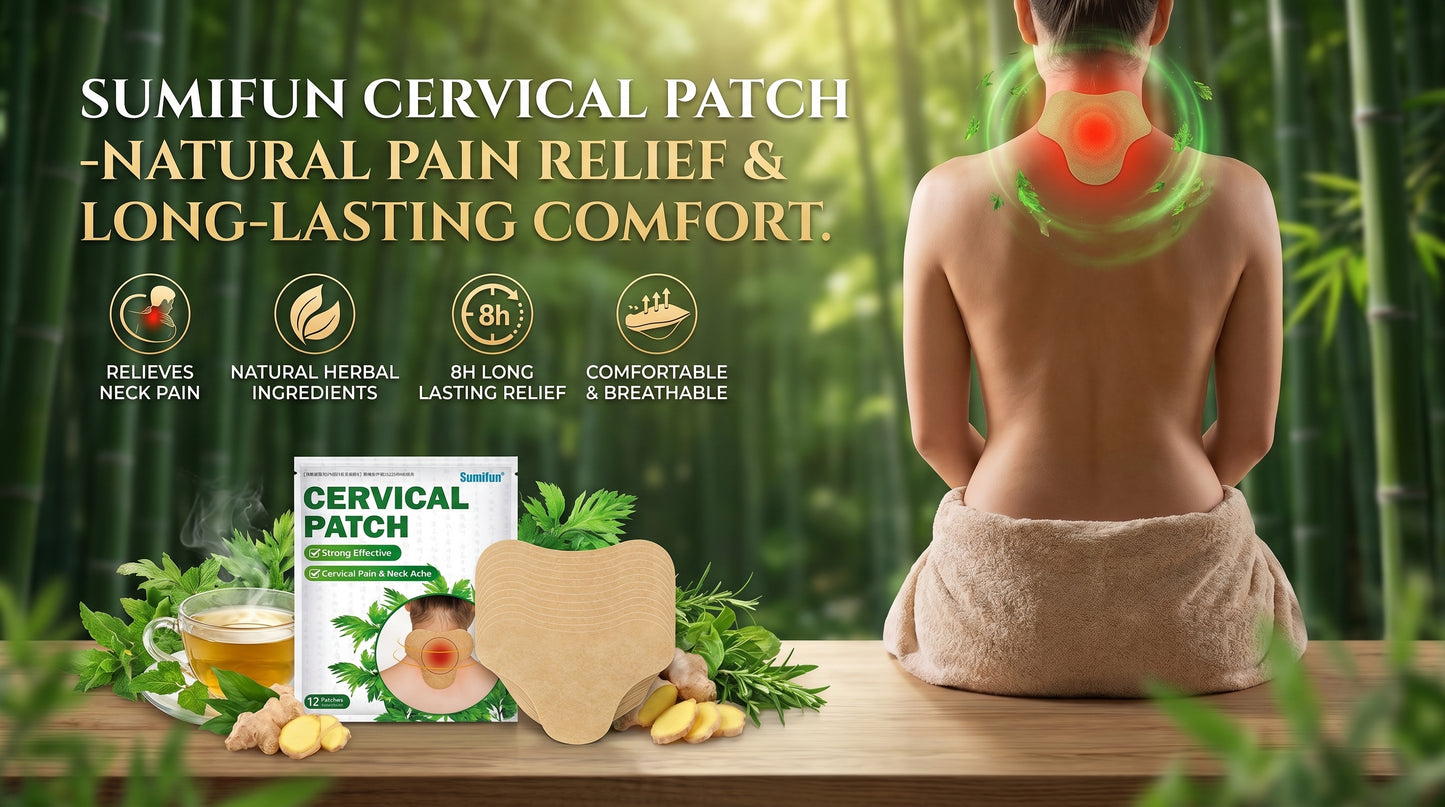 Cervical Patch (12 Patches Per Pack - Pack of 2)