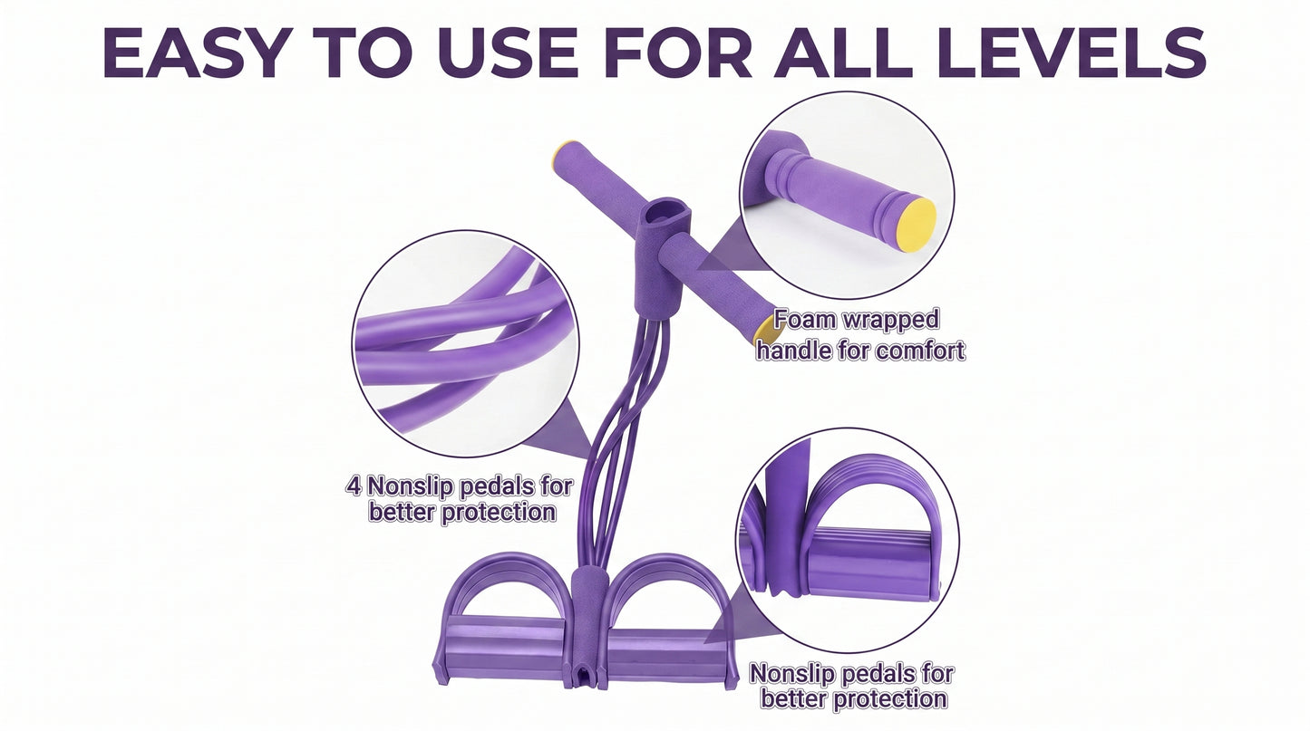 Multifunction Pedal Resistance Band Trainer