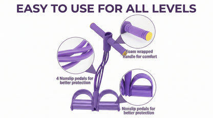 Multifunction Pedal Resistance Band Trainer