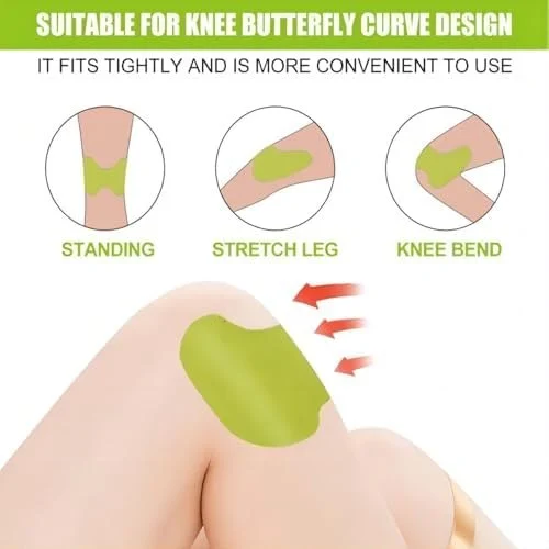 Knee Pain Relief Patches (Pack of 3) (14 Patches Per Pack)
