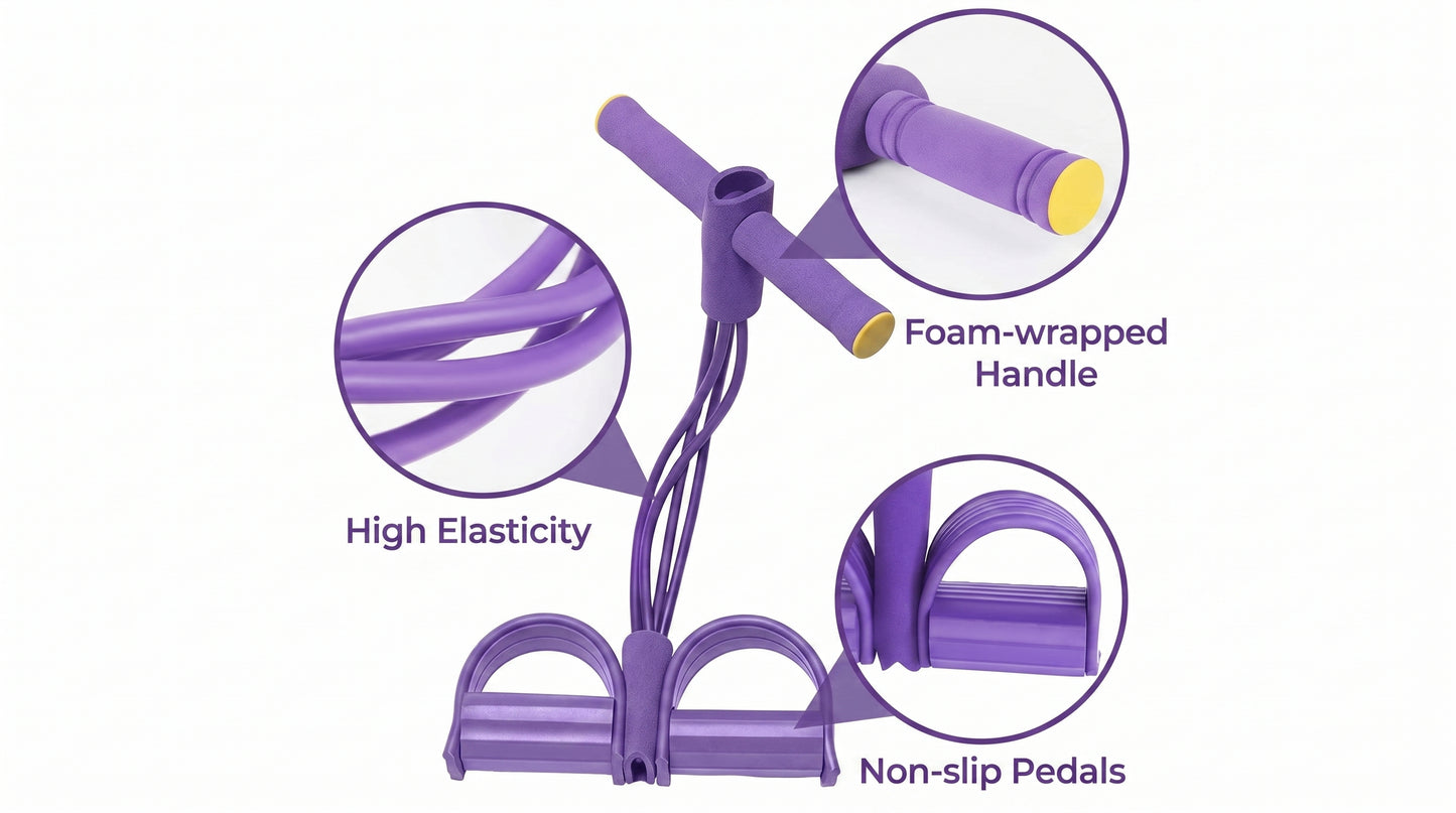 Multifunction Pedal Resistance Band Trainer