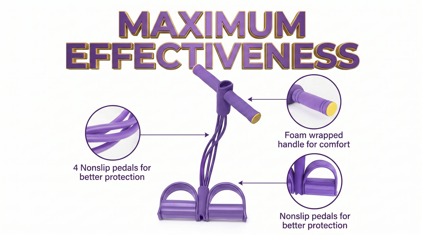 Multifunction Pedal Resistance Band Trainer