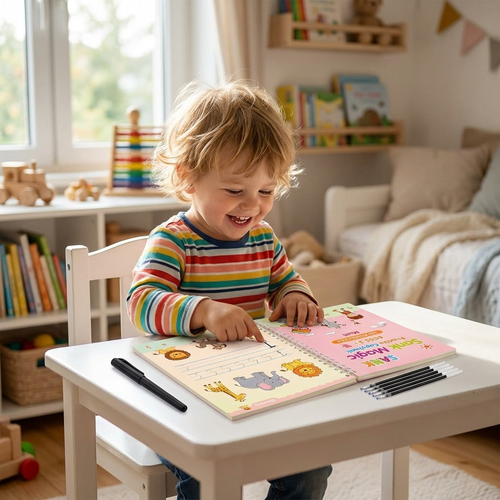 Reusable Magic Practice Copybooks for Kids