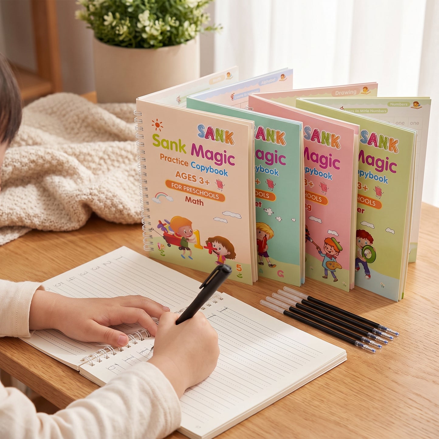 Reusable Magic Practice Copybooks for Kids