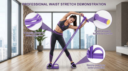 Multifunction Pedal Resistance Band Trainer